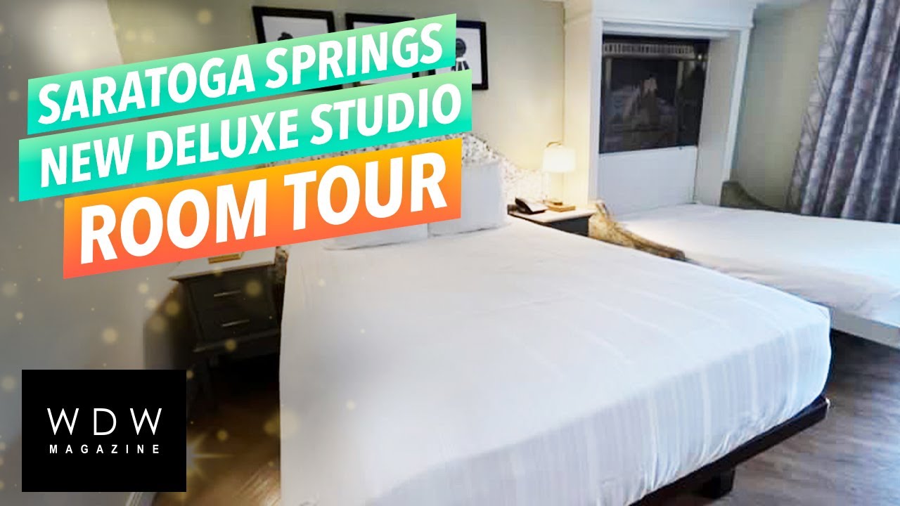 Disney's Saratoga Springs NEW Deluxe Studio - Room Tour