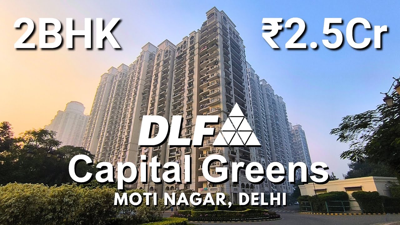 Двухкомнатная квартира в DLF Capital Greens, Моти Нагар | Сдается и продается в высотном здании