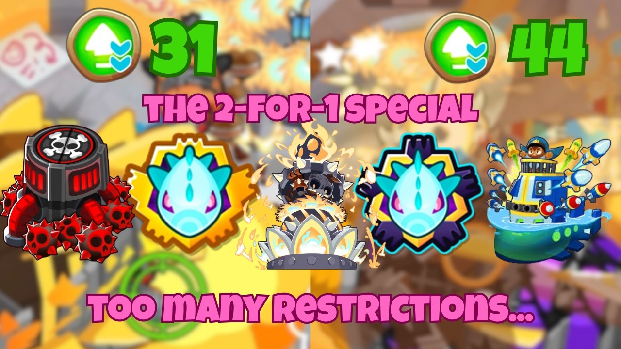[BTD6] The 2-for-1 Special! Ranked Dreadbloon #35 (Tinkerton) 31 Tiers Normal and 44 Tiers Elite