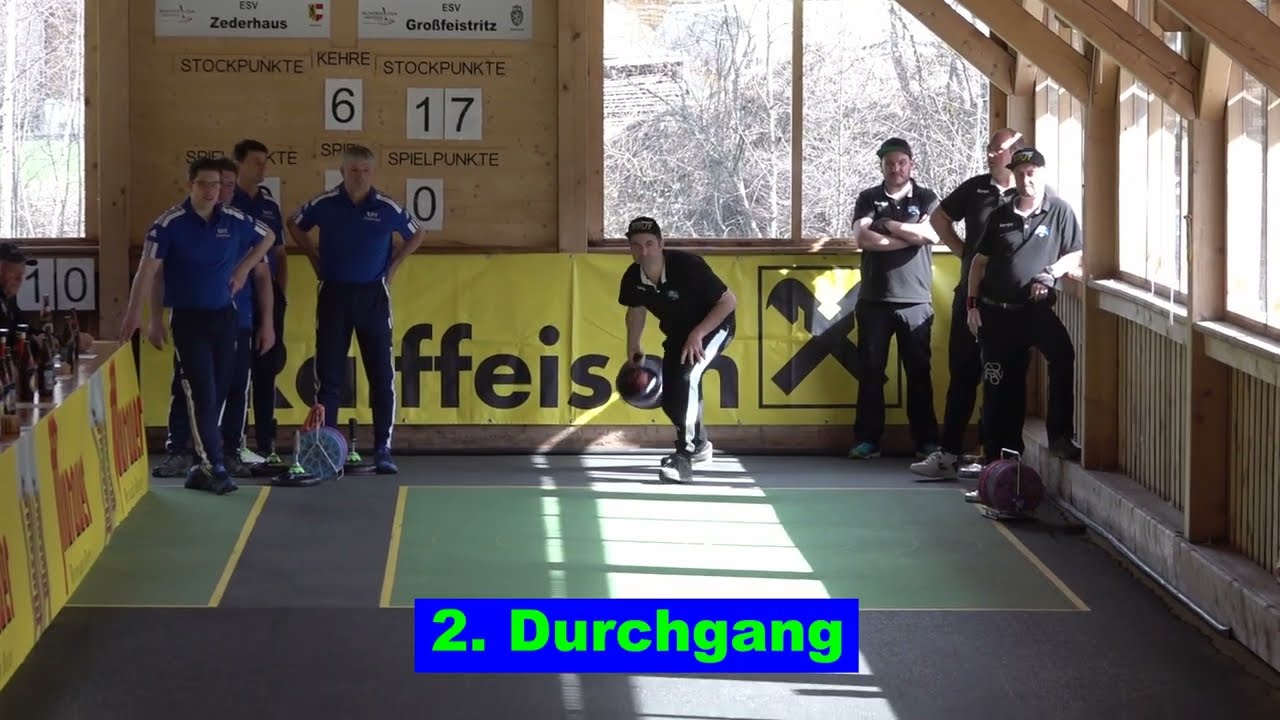 Öster. Bundesliga Eisstocksport Sommer 2022, Zederhaus gegen Grossfeistritz