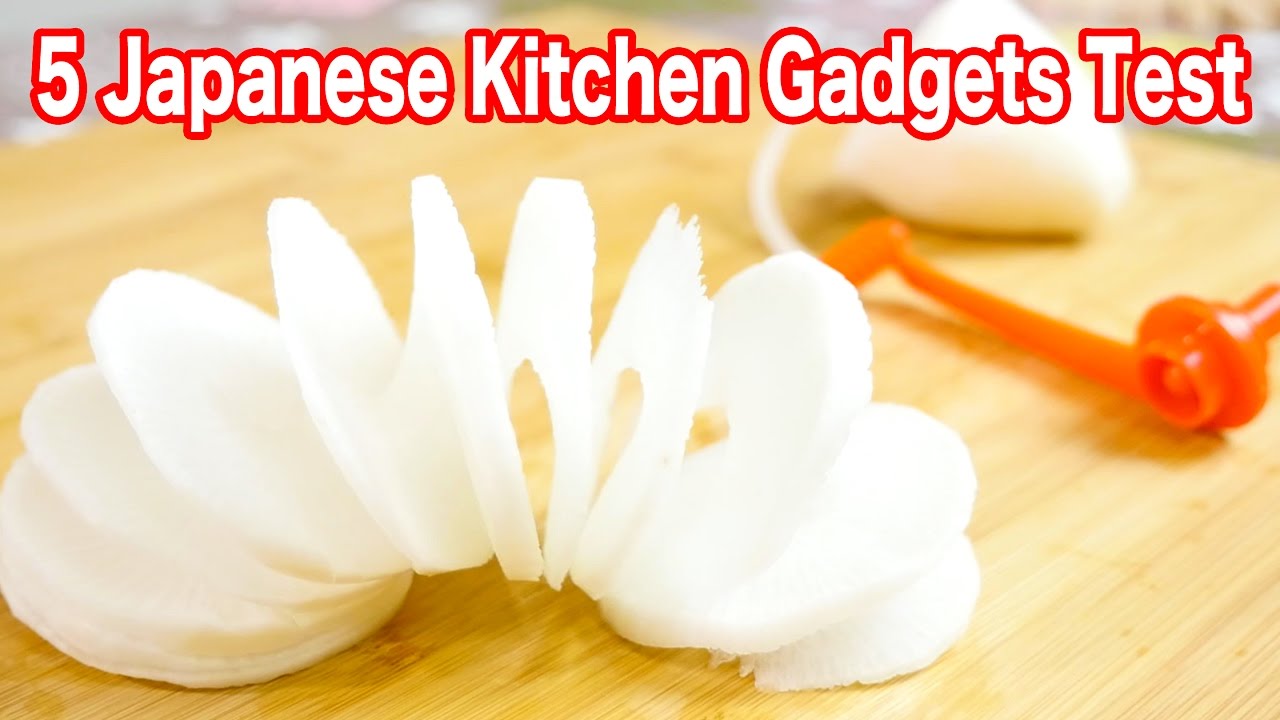 5 Japanese kitchen gadgets test 【ASMR】