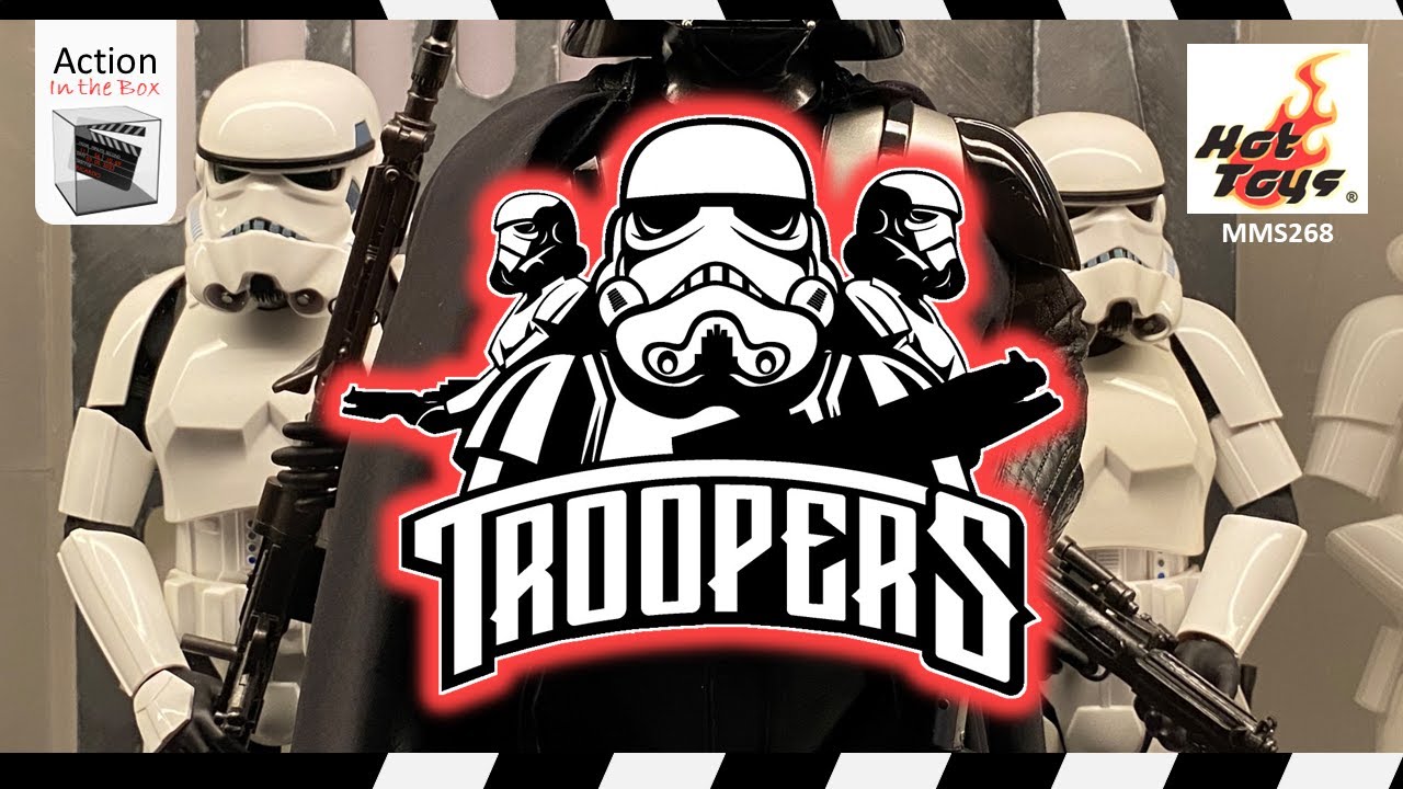 New Hope Stormtroopers 1/6 Scale Hot Toys Collection Figure Set  MMS268 with Diorama and Darth Vader