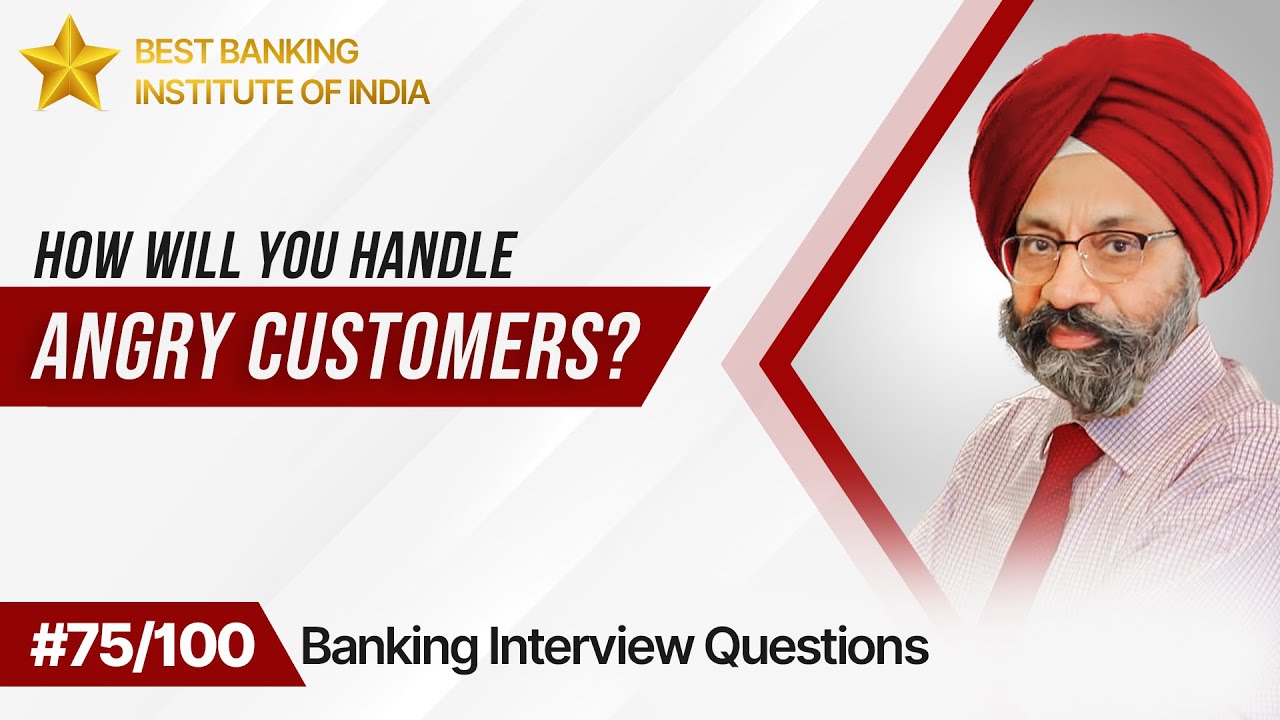 How will you handle a angry customer? Best Answer For Banking Aspirants | Mr. Jasbir Singh