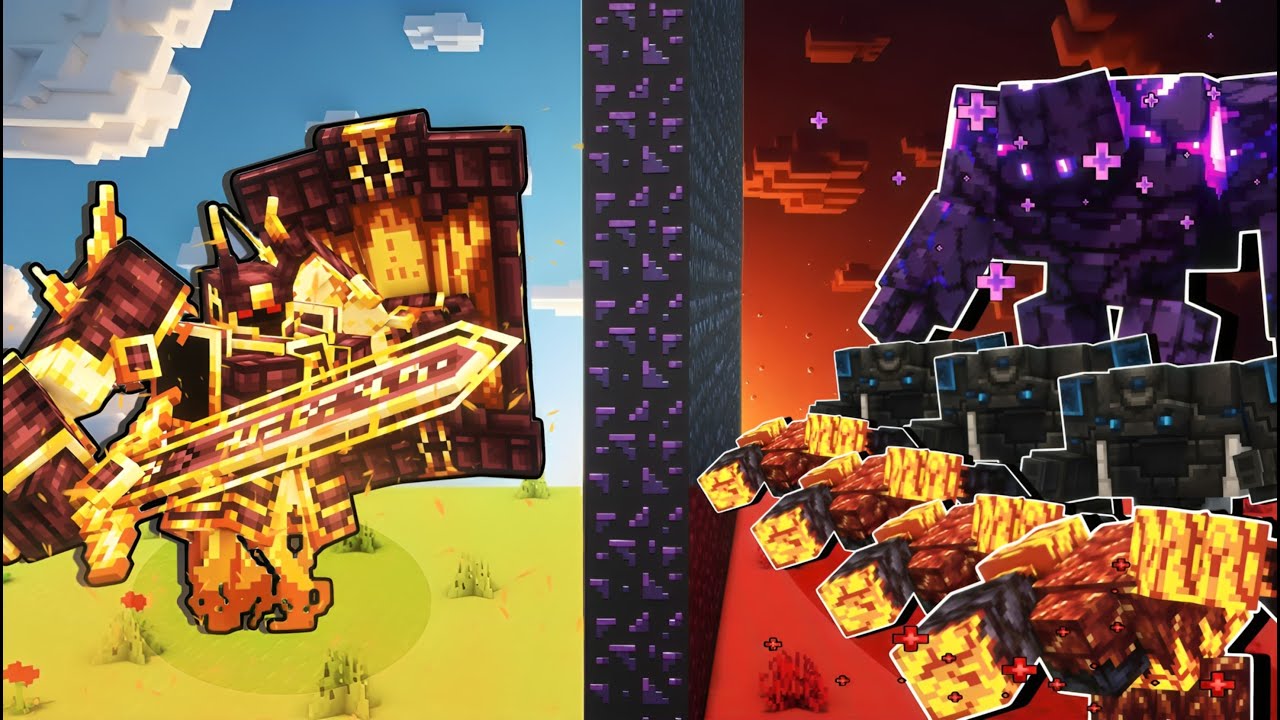 I Made LEGENDARY BOSSES Fight the ULTIMATE GOLEM ARMIES | Minecraft's Most Epic Battle