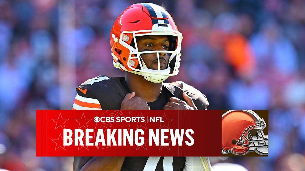 Deshaun Watson suffers ruptured achilles again, 2025 season in jeopardy