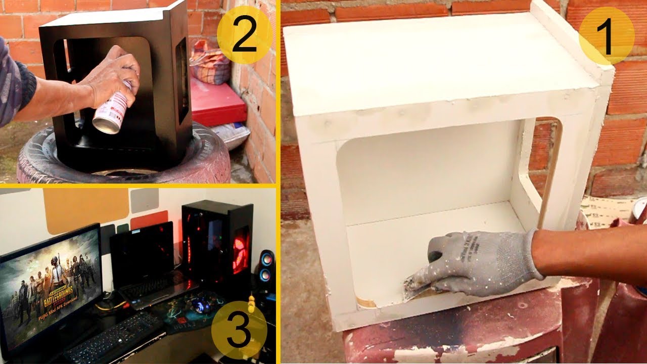 إصنع بنفسك  صندوق حاسوب احترافي وتمتع بلعبة ببجي, Make a computer box