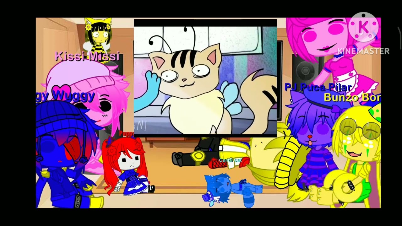 los personajes de poppy playtime reaccionando sus memes (