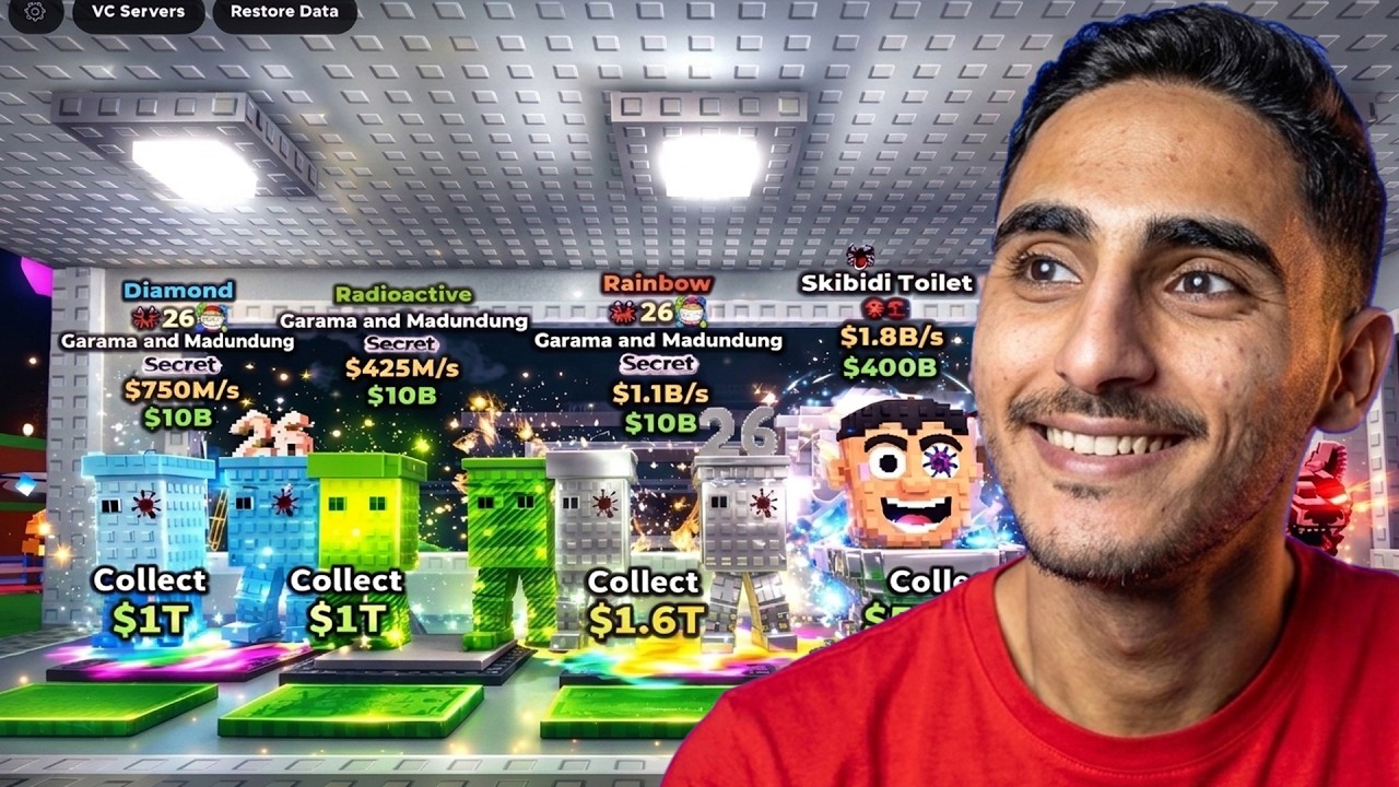 عطيت متابعين كل الشخصيات عندي صرت فقير 😭💔  roblox steal a brainrot