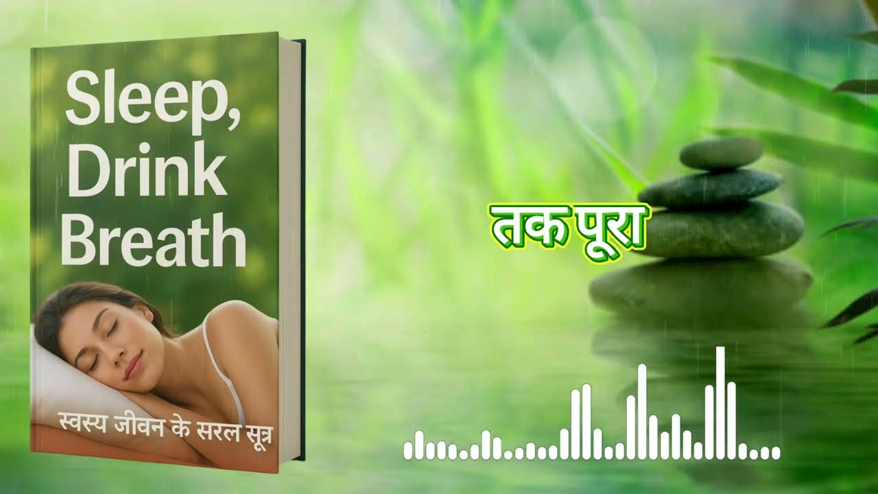 नींद पानी और सांस से बदलेगी आपकी सेहत | Sleep Drink Breathe Book Summary हिंदी