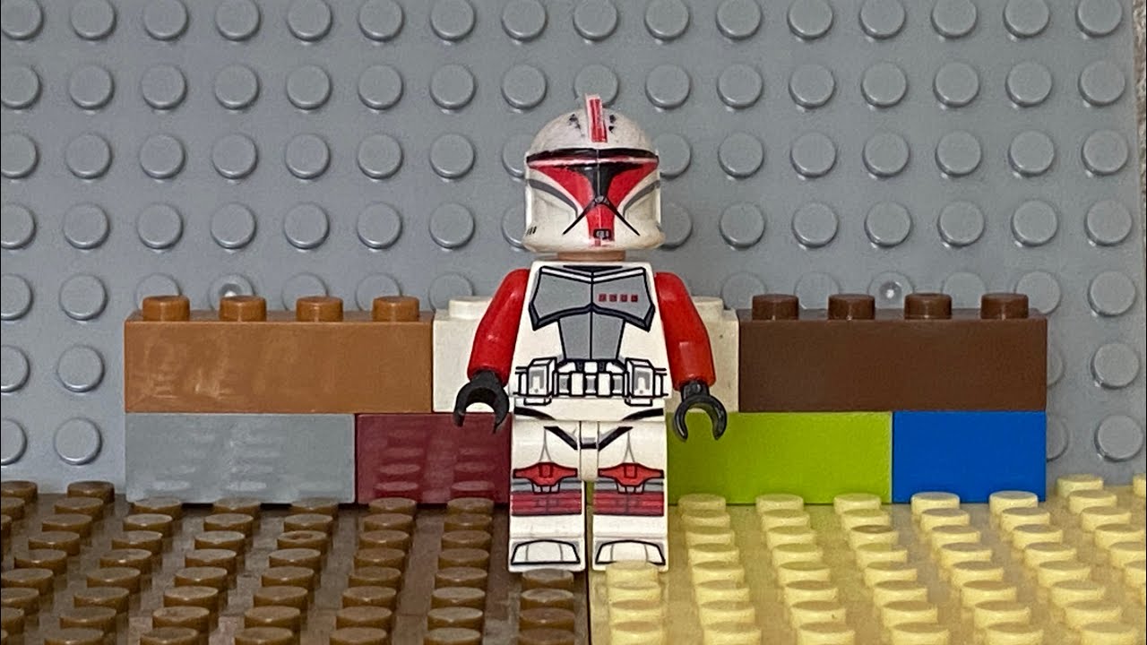 Лего капитан альфа) (Lego commander Alfa )  #starwars #lego #mandobrik