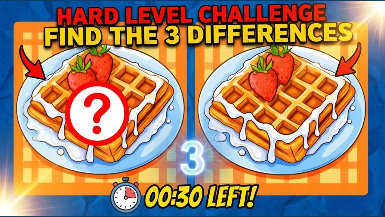 Only 1% Can Spot All 3 Differences 🔍 | 12 Puzzles | Eye Test Challenge