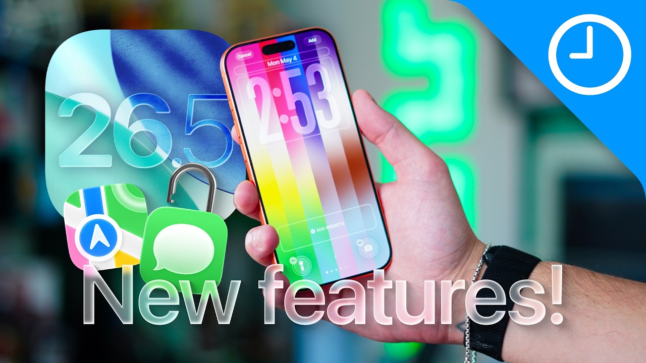 iOS 26.5 наконец-то вышла &mdash; 12 новых функций, которые вам ОБЯЗАТЕЛЬНО нужно увидеть.
