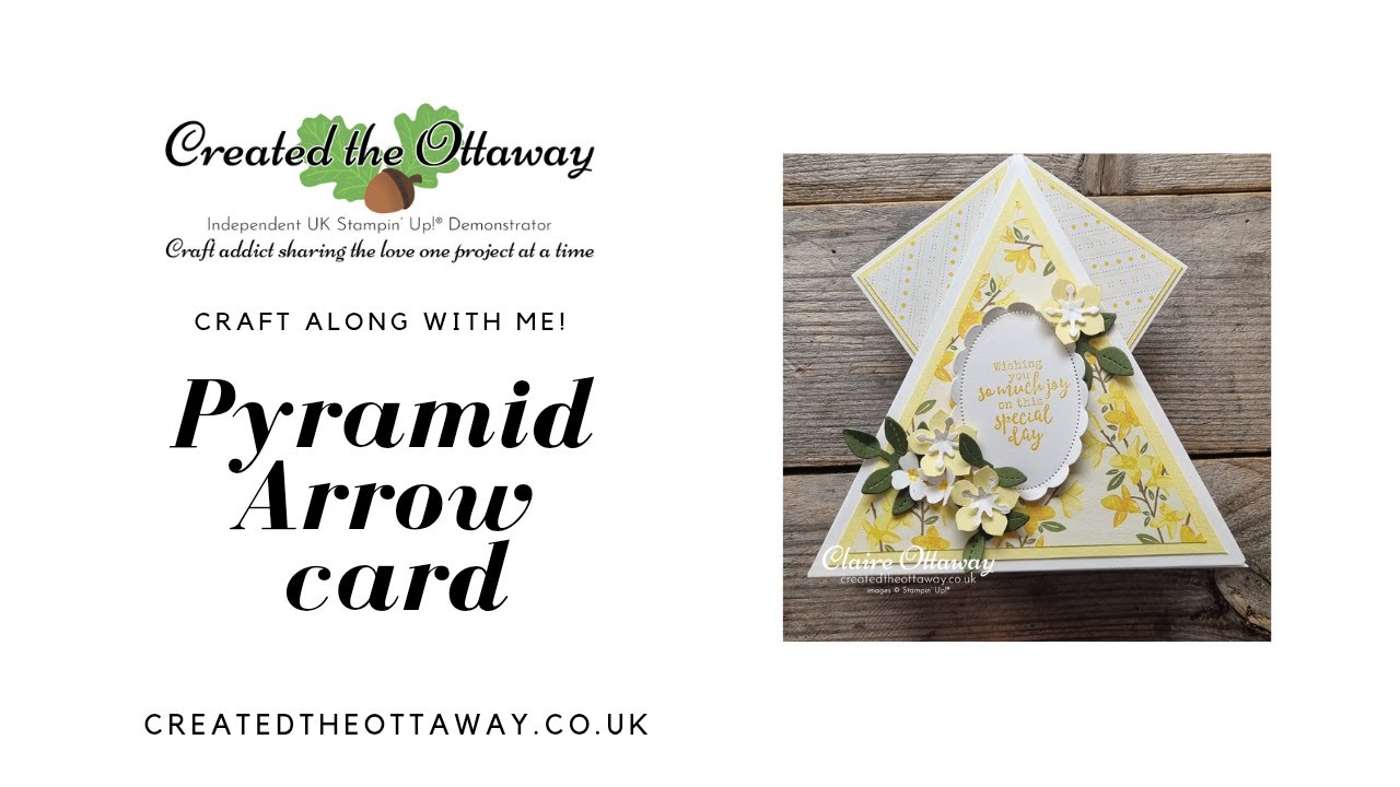Pyramid Arrow card tutorial @createdtheottaway
