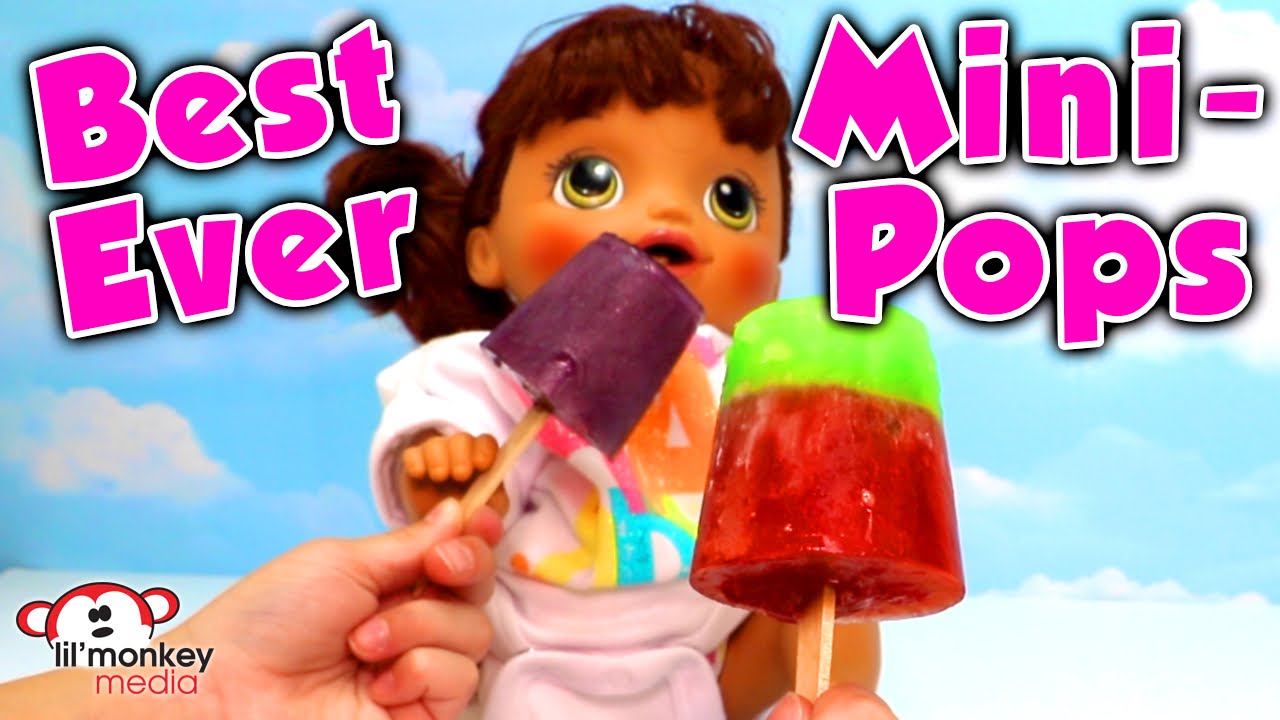 YUMMY DIY! Best Ever Mini-Pops Popsicles!