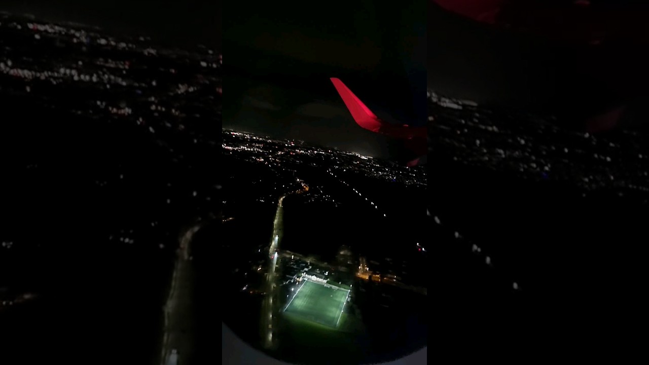 plane Take Off In The Dark