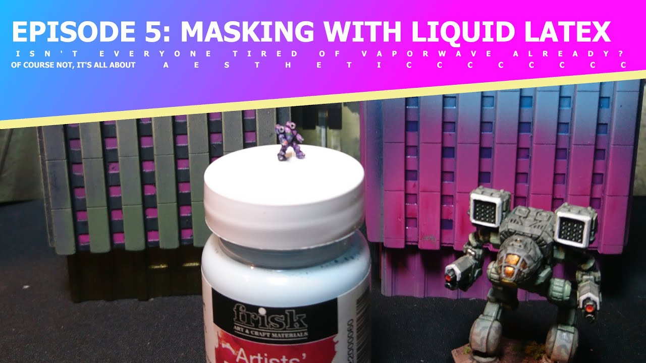 Arcaan Ritual Hobby Tutorial: Masking with LIQUID LATEX