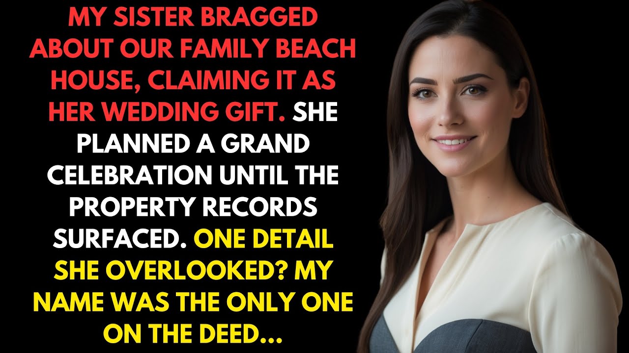 Sister Claimed Our Family Beach House As Her Wedding Gift—The Property Records Revealed All...