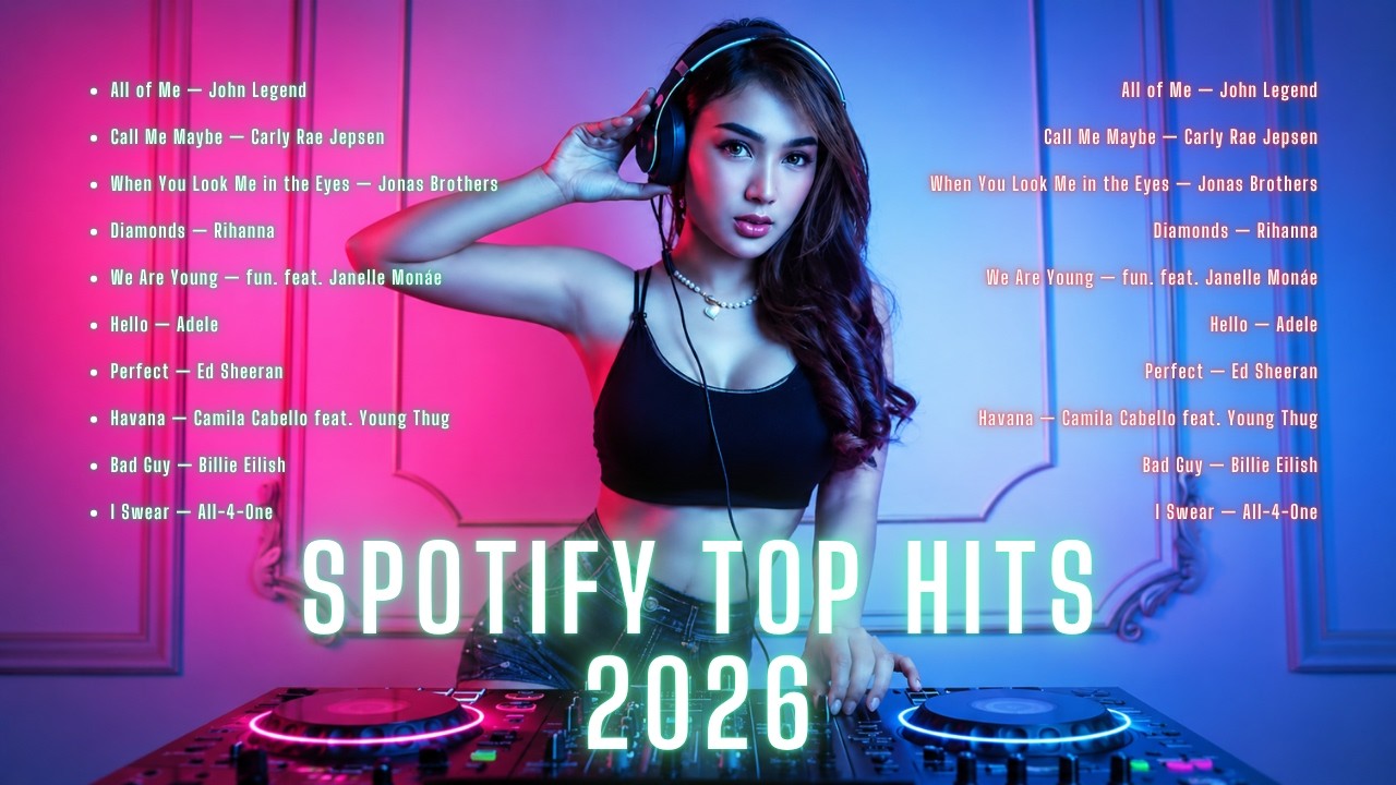 Spotify Top Pop Hits 2026  Best Pop Cover Songs Playlist John Legend, Carly Rae Jepsen, Adele
