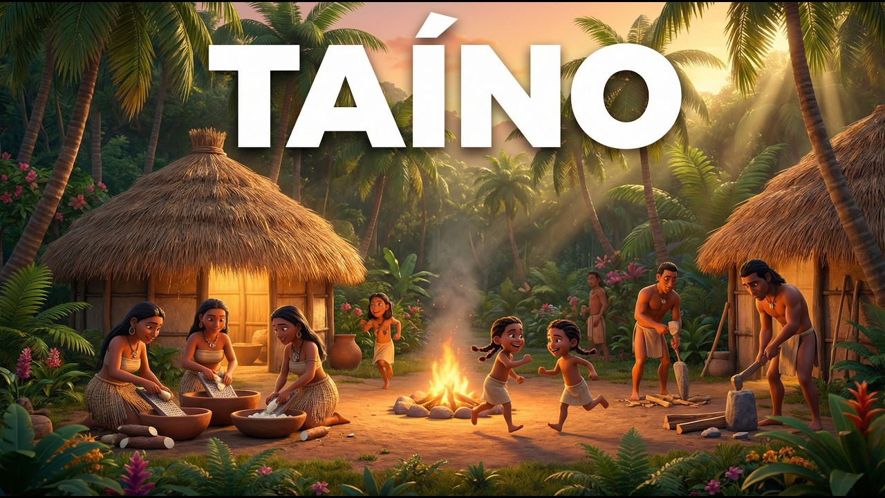 Así Vivían los Taínos Antes de la Conquista