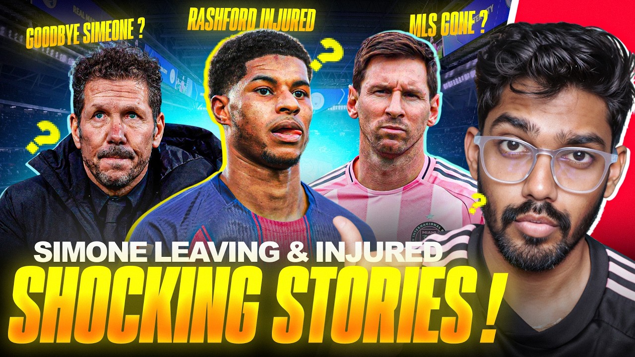 Rashford Injured *Barca in Trouble* | Messi Apology | Real Madrid League FAILS & Simeone leaving ?
