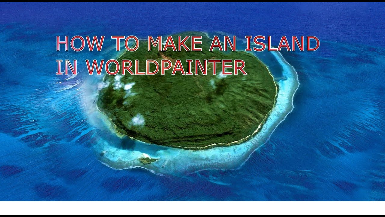 WorldPainter Tutorial: How To Make A Simple Island