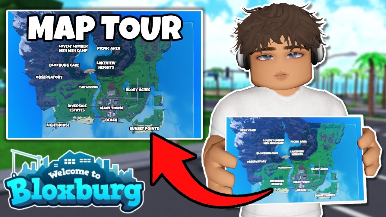 FULL BLOXBURG MAP TOUR! 🗺️ *HOW TO FIND EVERYTHING*