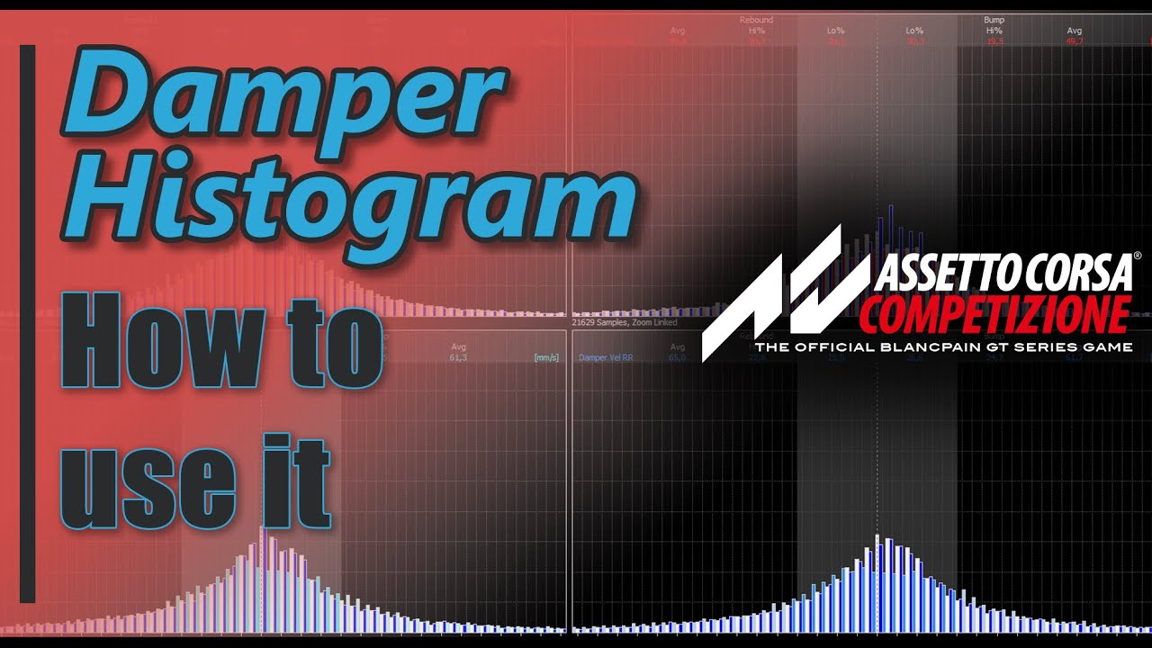 How To Use The Damper Histogram - Bathurst, Mercedes AMG GT3 - Assetto Corsa Competizione