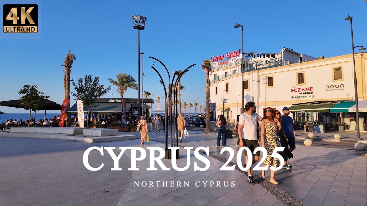 2025 Kyrenia (Girne) Walkaround Tour 4K 🇨🇾 | Northern Cyprus