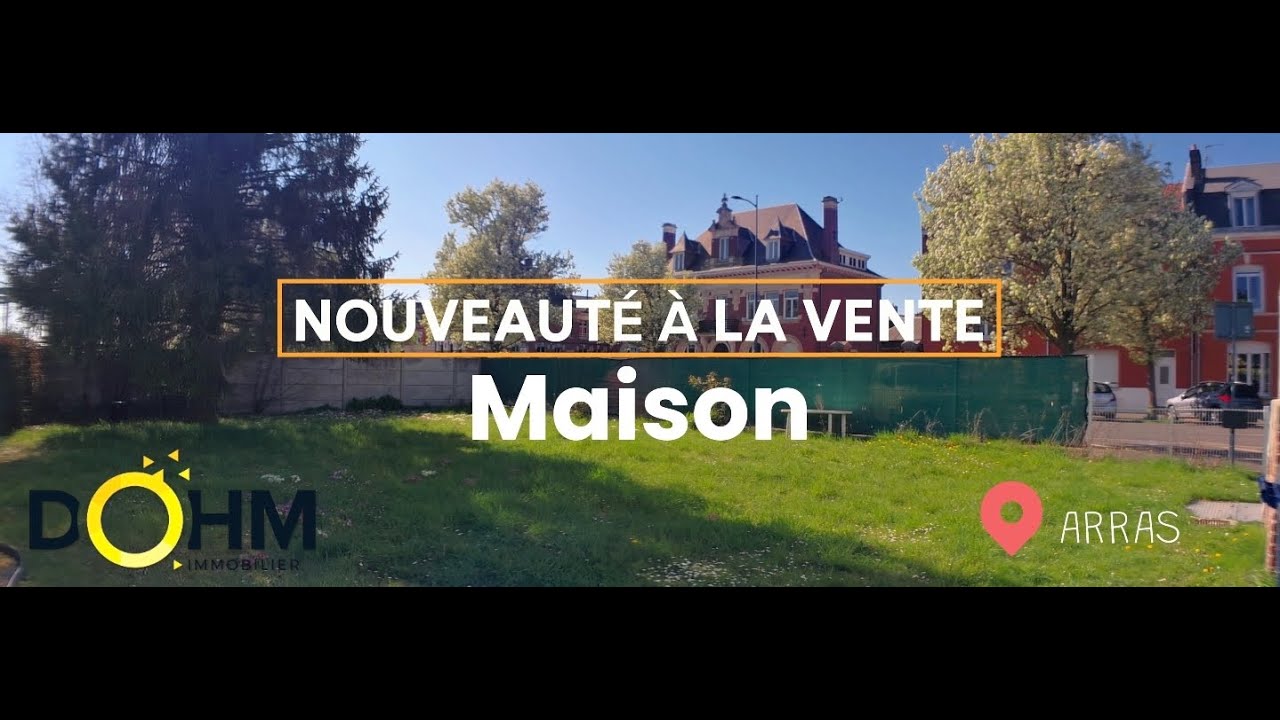 A VENTRE : 🏡 Maison avec jardin Proche gare et Saint-Laurent-Blangy