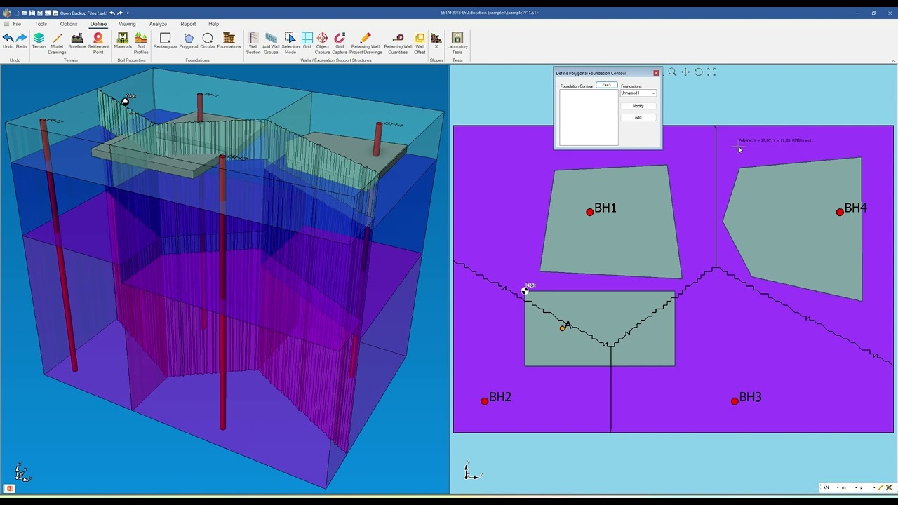 SETAF2018 &ndash; Creating a Polygon Foundation Directly on the Screen