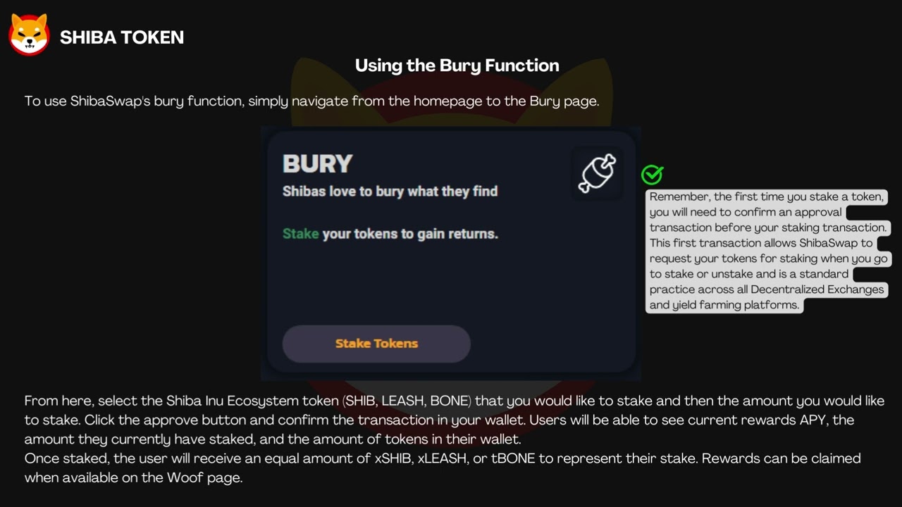 ShibaSwap Functionality (Bury)
