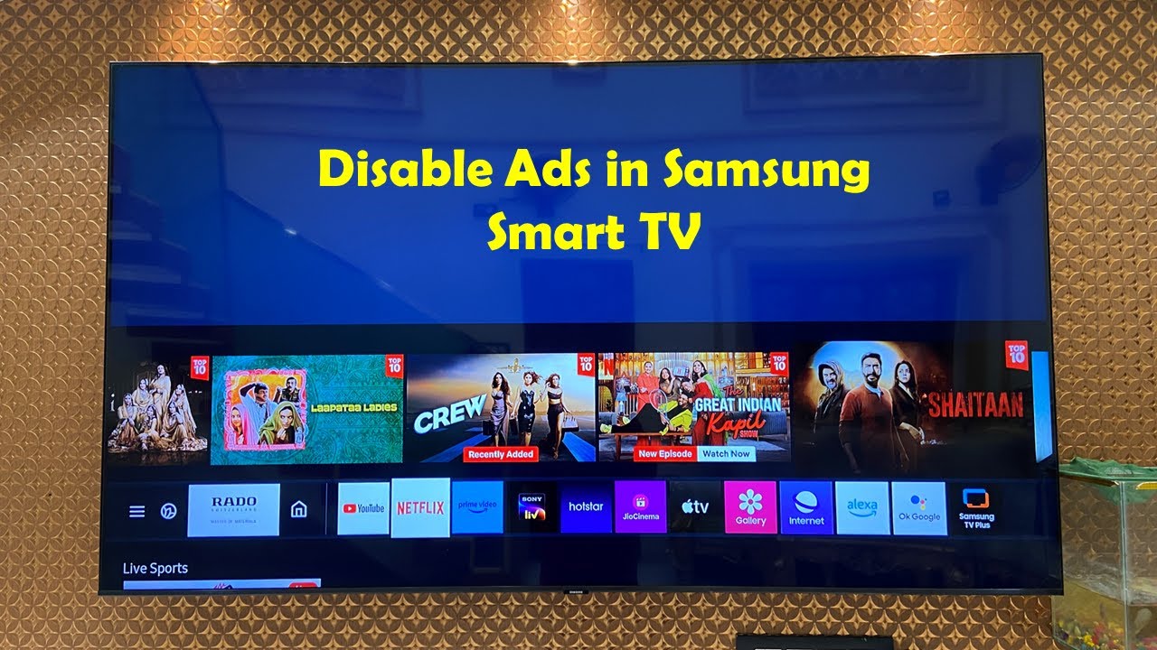 Как отключить рекламу на Samsung Smart TV