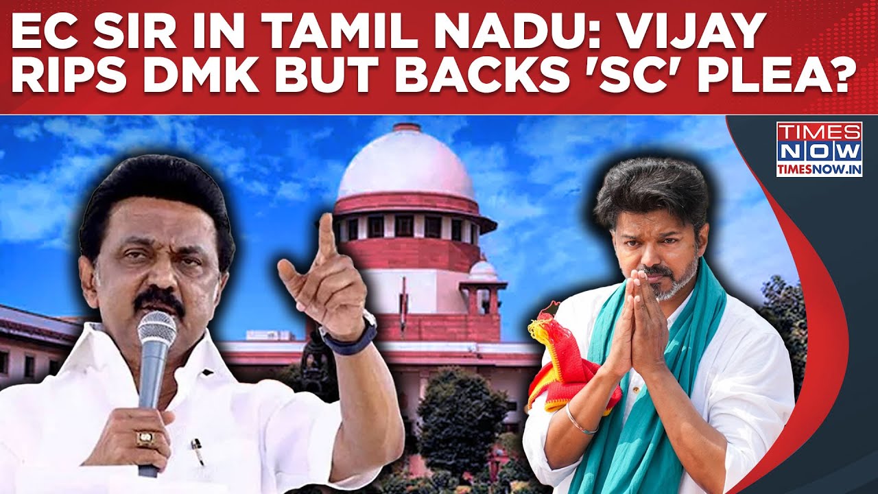 EC SIR In Tamil Nadu: TVK's Vijay Rips DMK, BJP But Backs CM Stalin's 'Voter Roll' Plea In SC? Watch