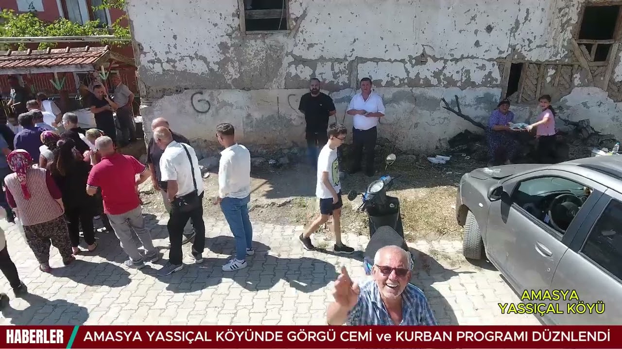 AMASYA YASSIÇAL KÖYÜNDE GÖRGÜ CEMİ ve KURBAN PROGRAMI DÜZNLENDİ