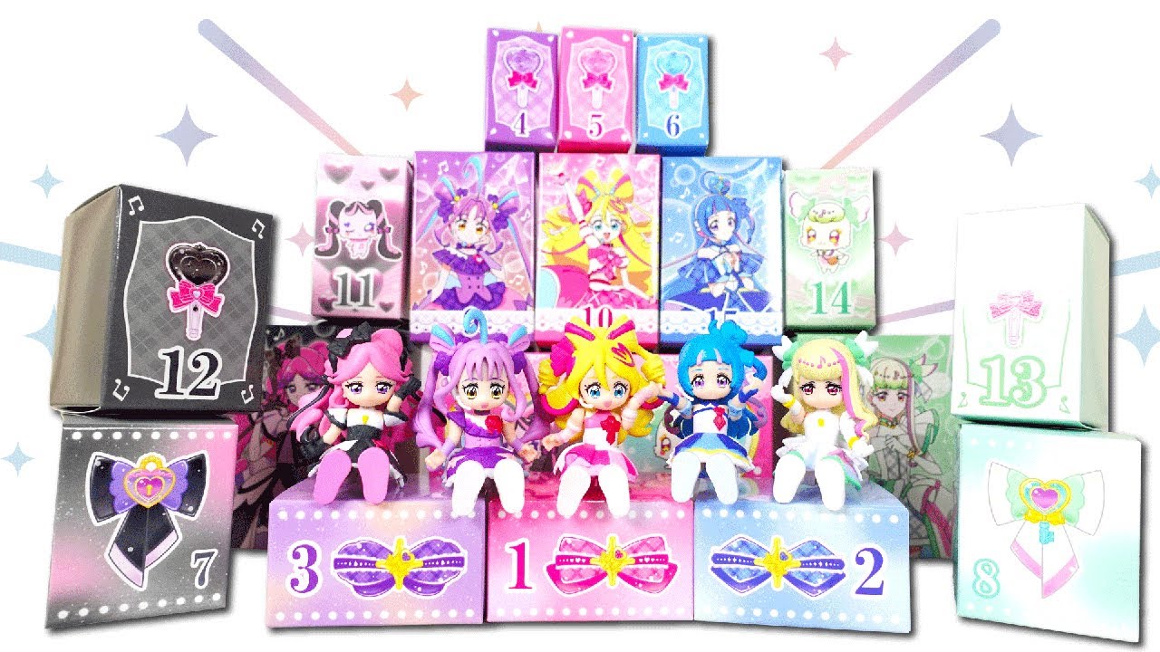 🎉当たりかハズレか！？カウントダウンサプライズコスメセットをキミプリのみんなが開封🎁【キミとアイドルプリキュア】【はんちゃんラボTV】