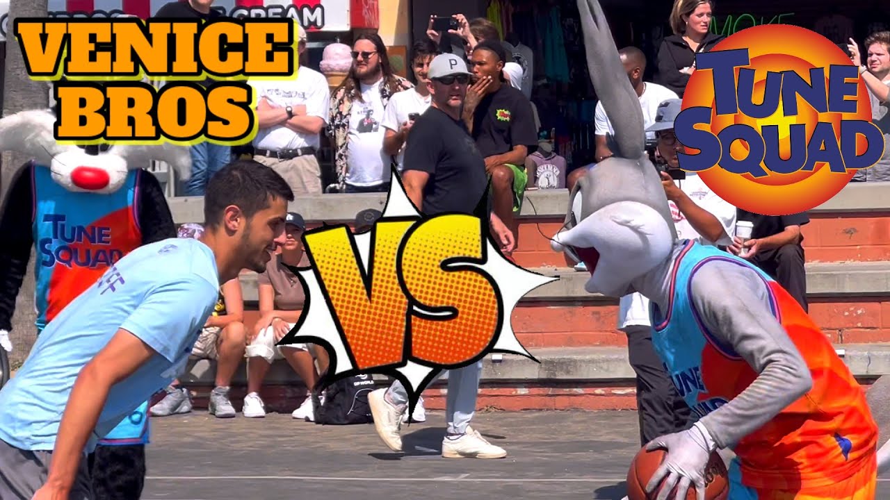 BUGS BUNNY TUNE SQUAD MEET THEIR MATCH CRAZY 2V2 || VENICE BEACH