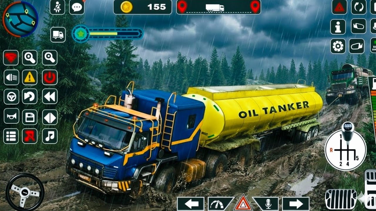 Oil Tanker Truck Driving Android Gameplay | Dangerous Heavy Fuel Transport Simulator Challenge |