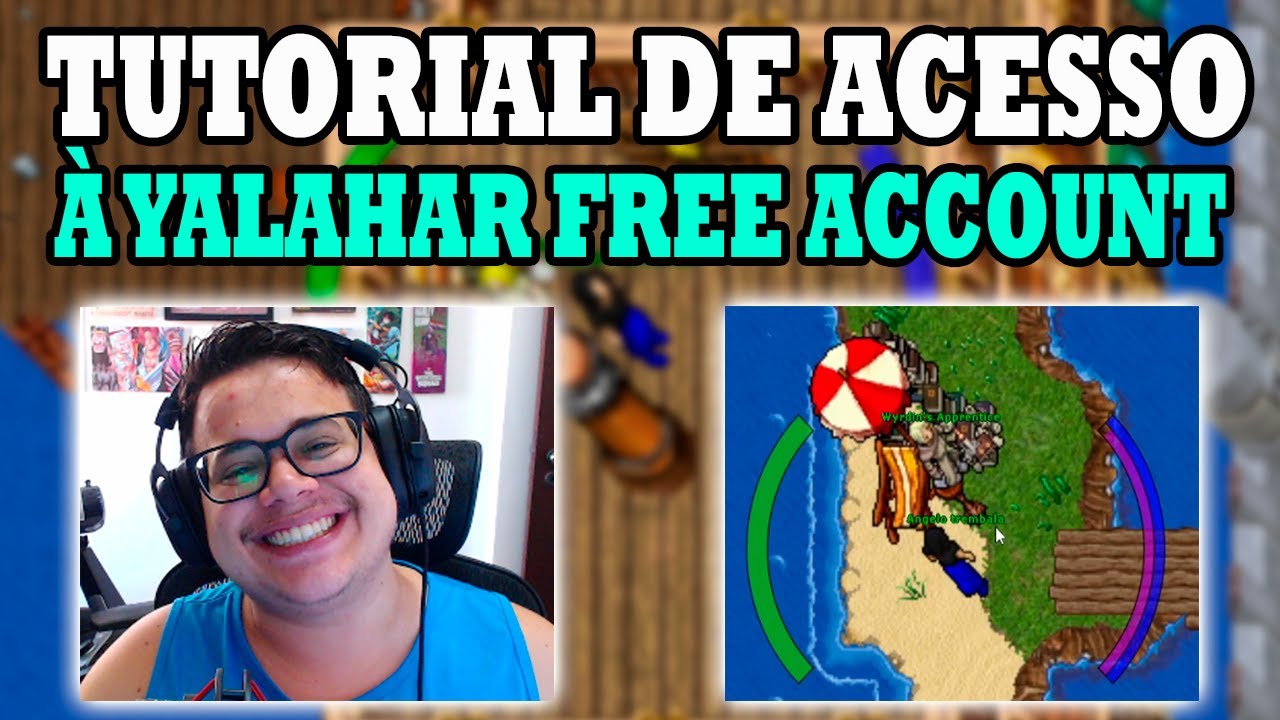 Tibia - Tutorial de Acesso a Yalahar Free Account, Detour to Yalahar Quest.