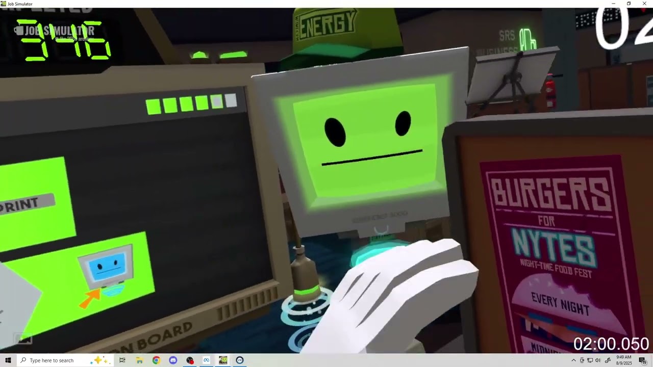 (Former WR) Job Simulator Infinite Overtime 50 Tasks Speedrun in 