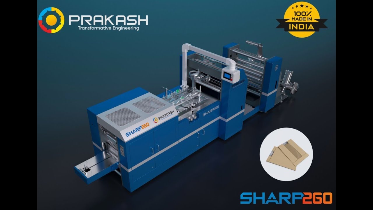 Sharp-260 V Bottom Paper Bag Making MachineHigh-Speed | Precision Performance | Superior Output