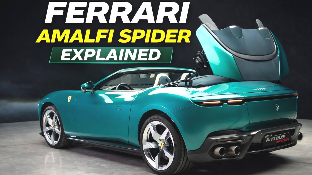 Ferrari Amalfi Spider представил 640-сильный V8 в Verde Costiera