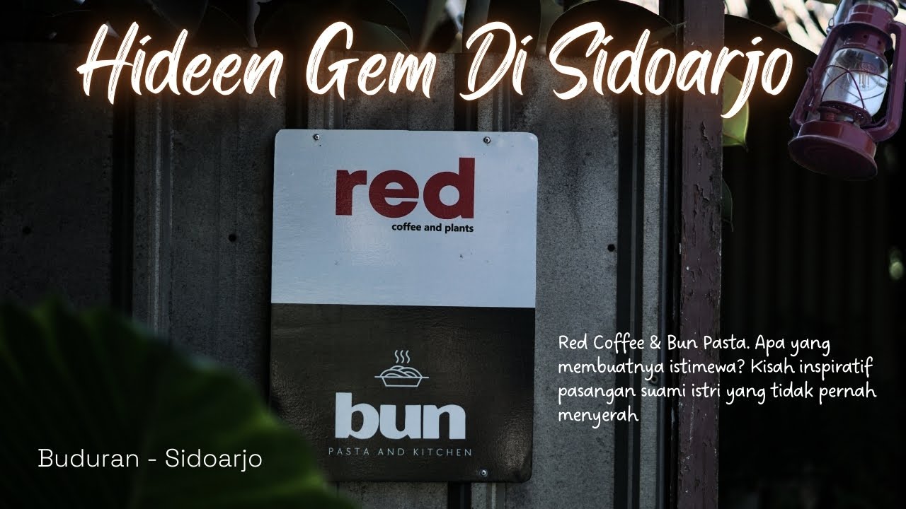 Red Coffee & Bun Pasta: Pasangan Ini Ubah Hidden Gem Jadi Kedai Kopi Hits di Sidoarjo