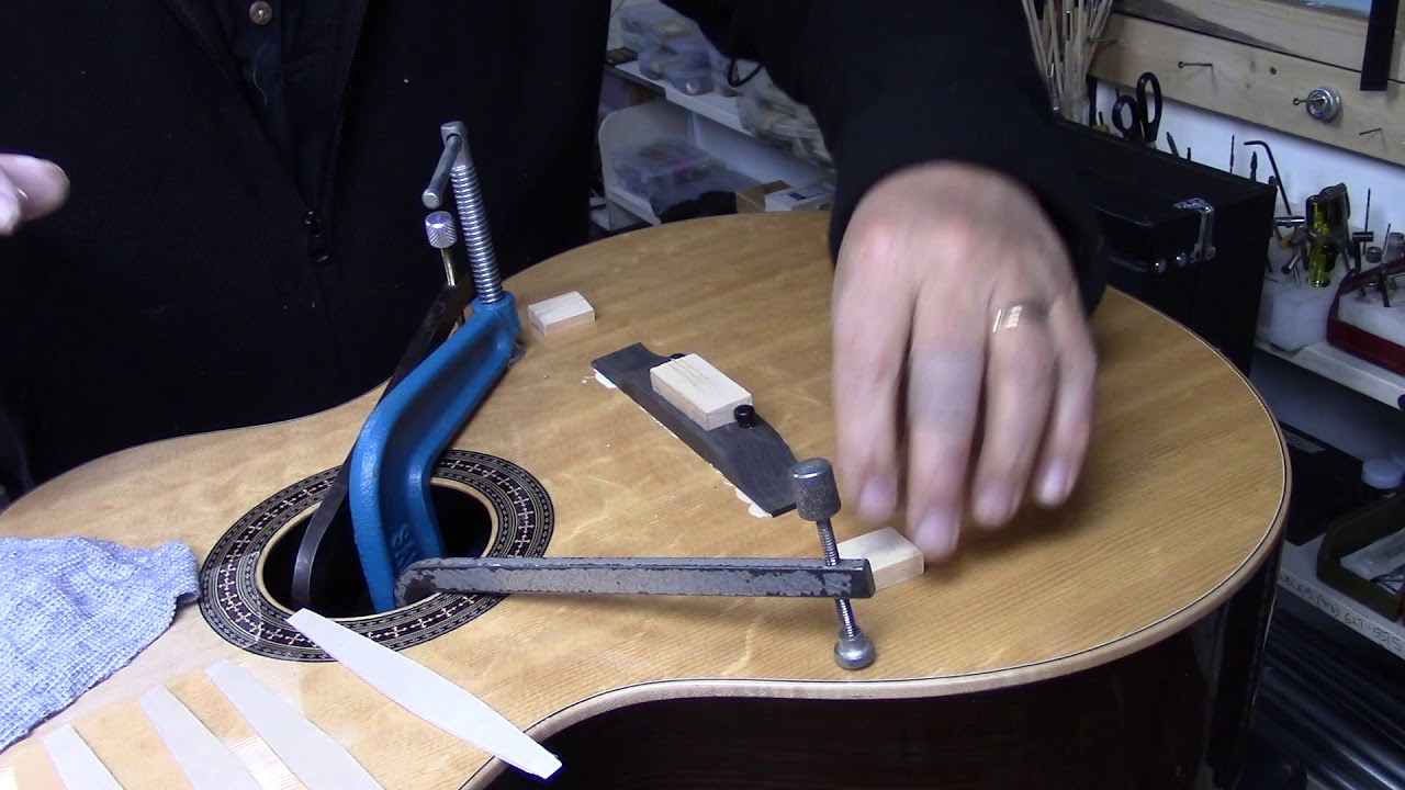 Acoustic Bridge Gluing Technique @StringTech Workstations