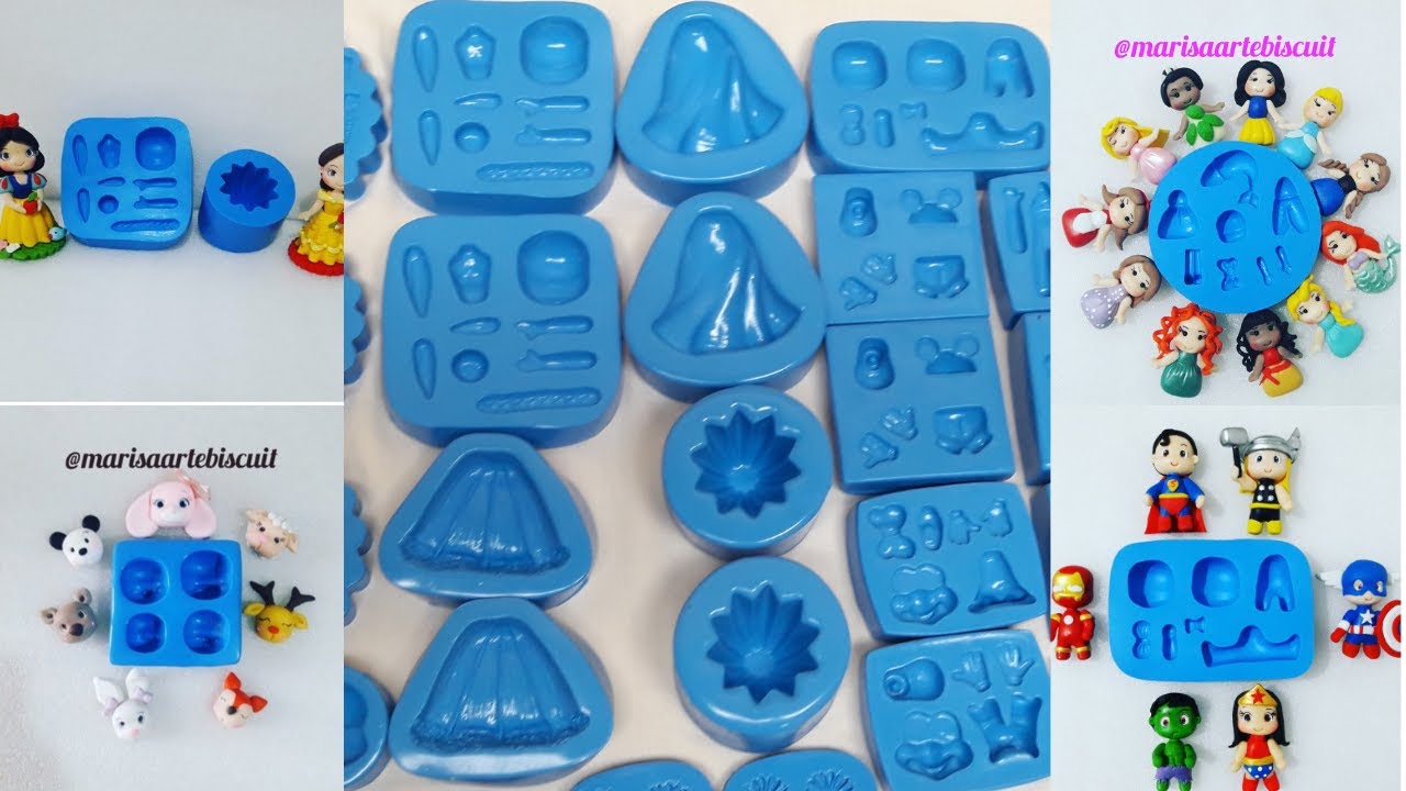 Minha Mini FÁBRICA DE MOLDES DE SILICONE para BISCUIT - VLOG