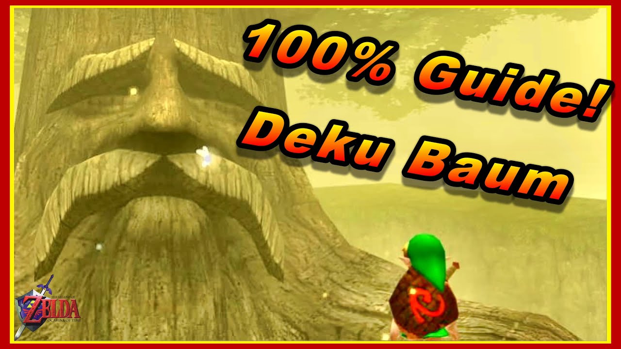 100% Deku-Tree Full Walkthrough - Legend of Zelda: Ocarina of Time