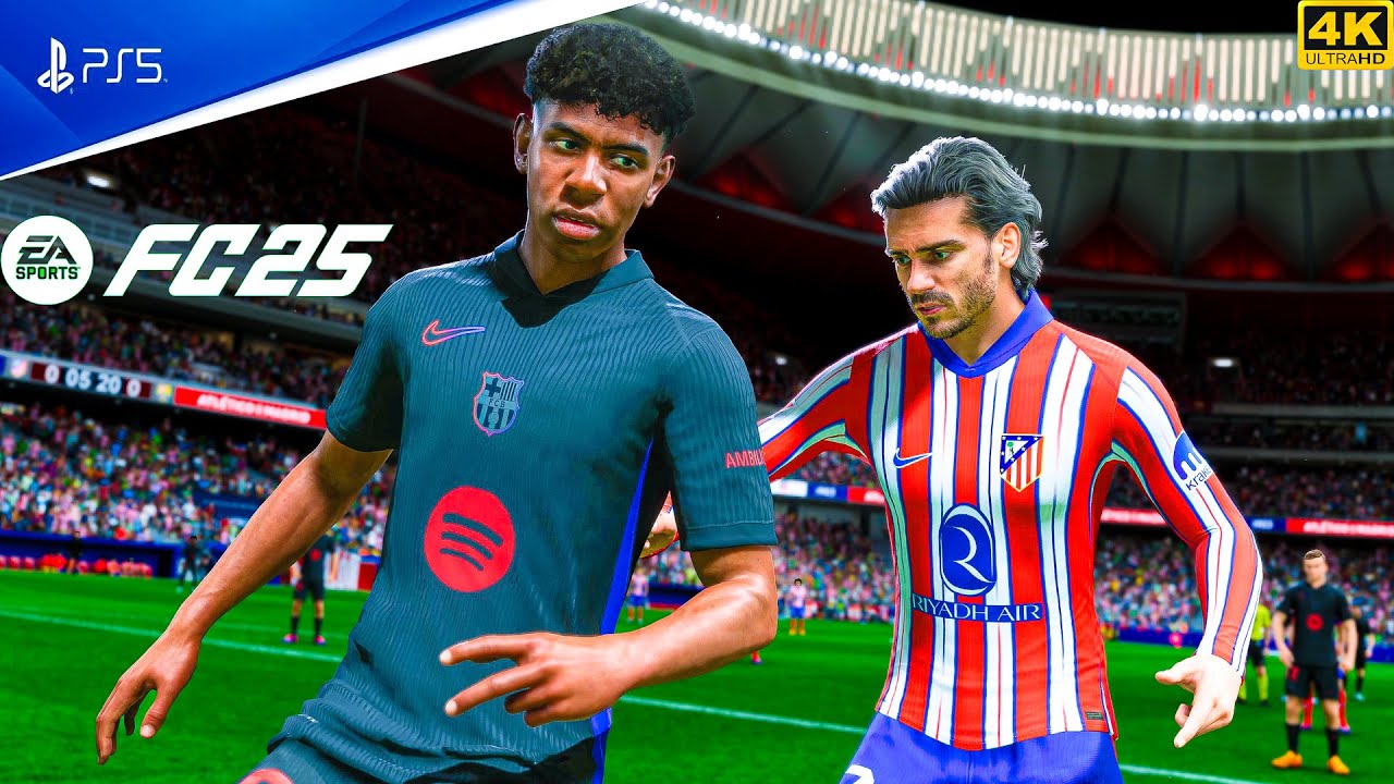 FC 25 — «Барселона» — «Атлетико Мадрид» — ФК «Ямал» | LaLiga 24/25, полный матч | 4K PS5™ [4K60]