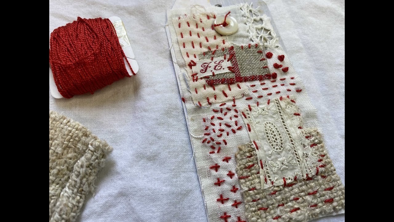 #52tagshannemade | week 36 'monochrome and slow stitching'