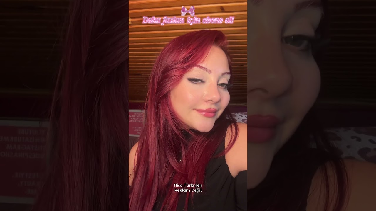 Renkli lens deniyorum! 