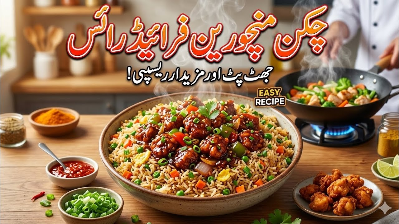 Restaurant Style Chicken Manchurian with Egg Fried Rice 🍛 | Easy Recipe#ChickenManchurian #FriedRice