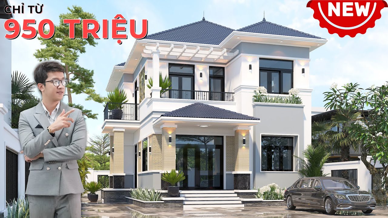 Chỉ từ 950tr SỞ HỮU ngay Nhà 2 tầng QUÁ ĐẸP do MAXHOME thiết kế thi công TRỌN GÓI | MH01540
